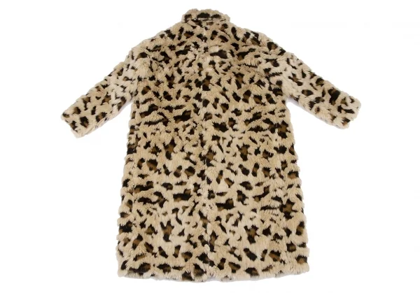 JUNYA WATANABE ヒョウ柄ファーコート S JUNYA WATANABE ヒョウ柄ファーコート S