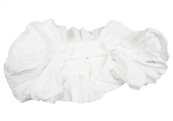コムデギャルソンCOMME des GARCONS ギャザー切替バルーントップス 白S K-126245_009