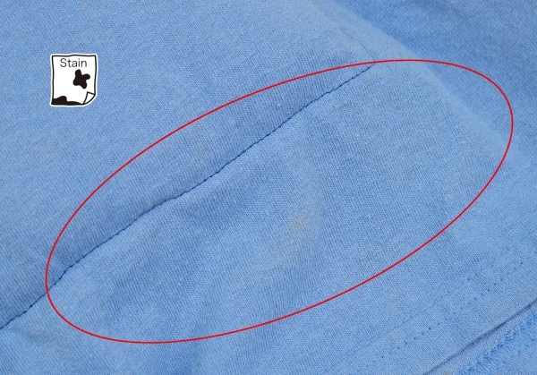 コムデギャルソンCOMME des GARCONS カッティング中綿リメイクTシャツ 水色F K-126246_012