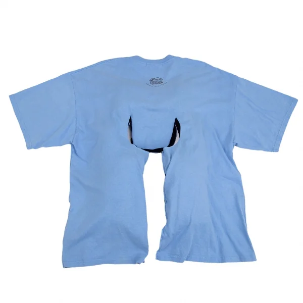 コムデギャルソンCOMME des GARCONS カッティング中綿リメイクTシャツ 水色F K-126246_015