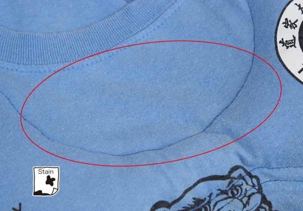 コムデギャルソンCOMME des GARCONS カッティング中綿リメイクTシャツ 水色F K-126246_004