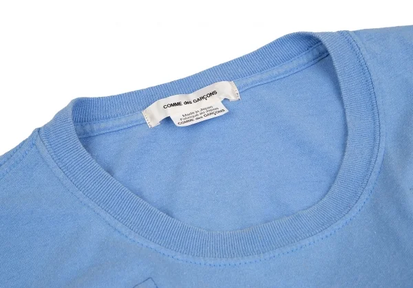 コムデギャルソンCOMME des GARCONS カッティング中綿リメイクTシャツ 水色F K-126246_006