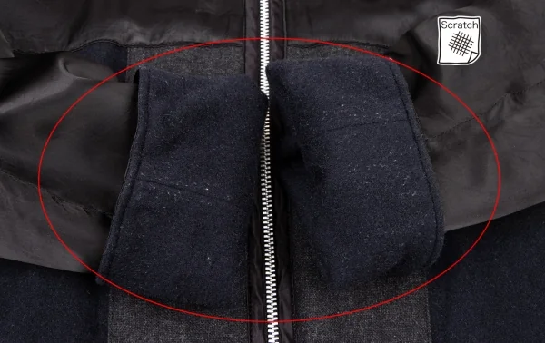 COMME des GARCONS HOMME DEUX Switching Front Zip Hoodie Jacket K-126256_011