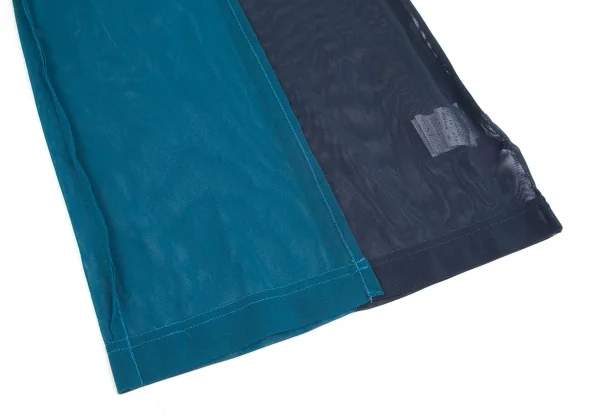 タケシコウサカバイ ワイズ ピンクレーベルTAKESHI KOSAKA by Y's Pink Label パワーネット切替タンクトップ ターコイズ緑2 K-126263_006