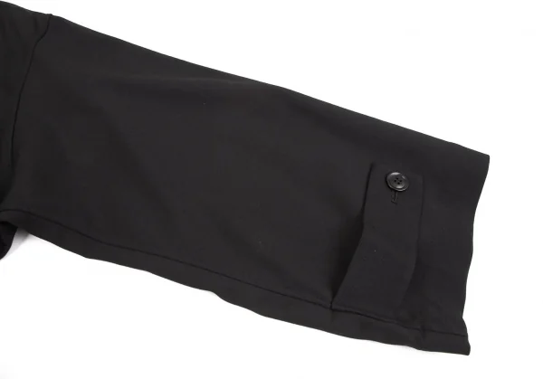 タケシコウサカバイ ワイズ ピンクレーベルTAKESHI KOSAKA by Y's Pink Label ウールストレッチロングコート 黒1 K-126268_006