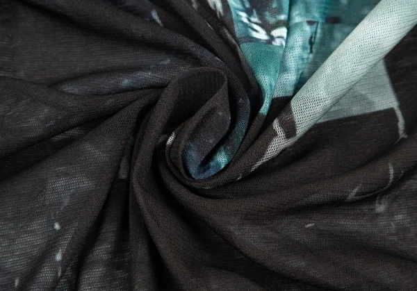 Y's Mariko Kinoshita Graphic Printed Tulle T Shirt K-126269_010