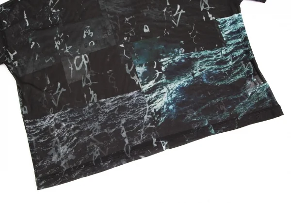 Y's Mariko Kinoshita Graphic Printed Tulle T Shirt K-126269_006