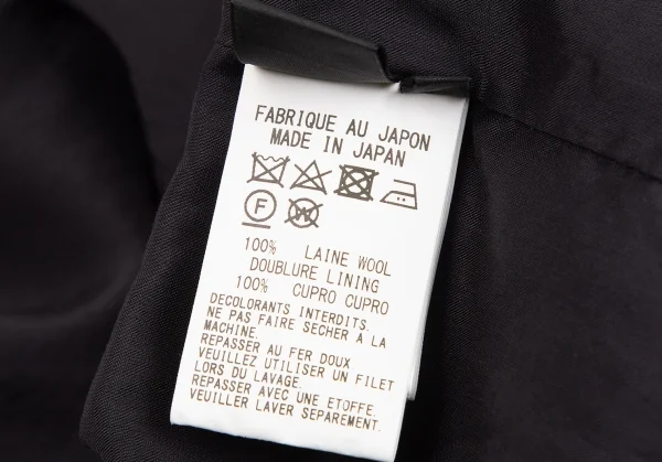 ワイズY's フラワープリントアシンメトリースリーブワンピース 紺2 K-126293_015