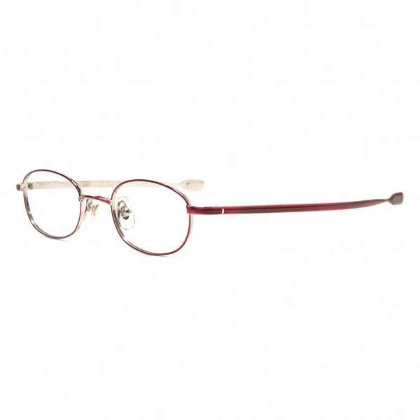 (SALE) SELIMA Optique POLKA Red,Siver 42 19 125 M-133_001