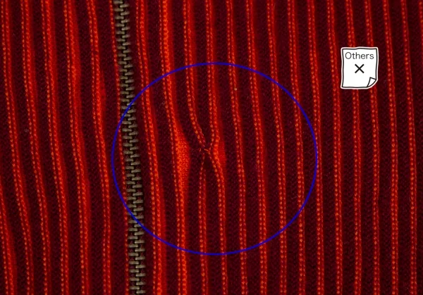 Jean Paul GAULTIER PARIS Wool Rib Double Zip Driver's Knit Top K-126341_004