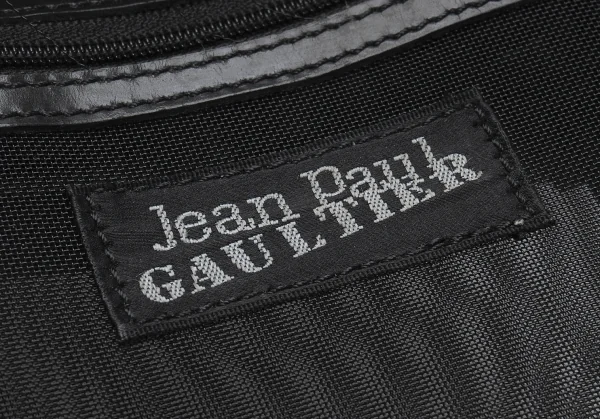 ジャンポールゴルチエJean Paul GAULTIER　メッシュドラゴンエンボスミニトートバッグ 黒 K-126346_011