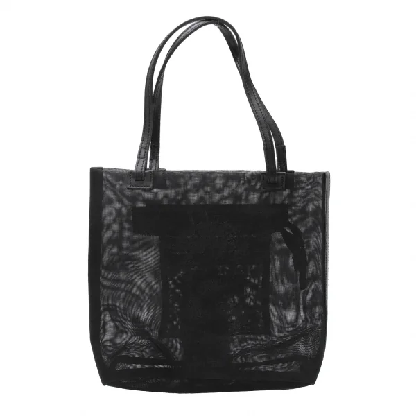 ジャンポールゴルチエJean Paul GAULTIER　メッシュドラゴンエンボスミニトートバッグ 黒 K-126346_002