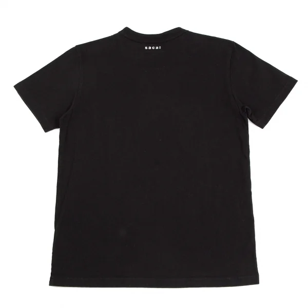 サカイ×ハンクウィリストーマスsacai×Hank Willis Thomas 顔料プリントTシャツ 黒1 K-126402_013