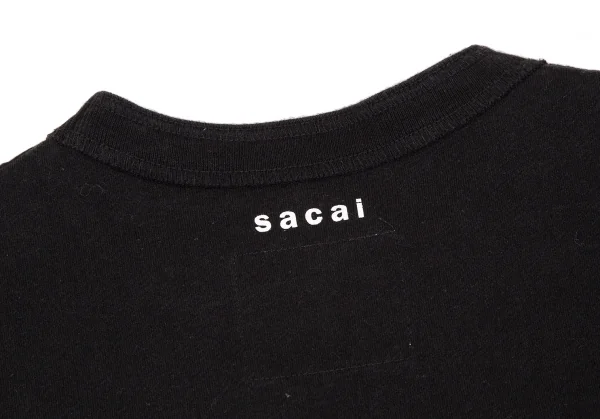 サカイ×ハンクウィリストーマスsacai×Hank Willis Thomas 顔料プリントTシャツ 黒1 K-126402_014