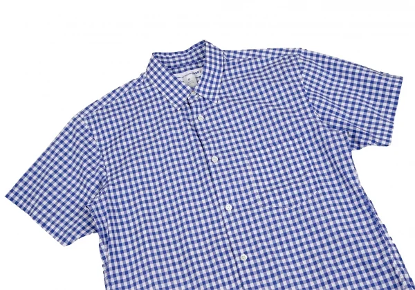 コムデギャルソンオム ギンガムチェックシャツ COMME des GARCONS COMME des GARCONS HOMME コムデギャルソンオムCOMME 縮絨ネル