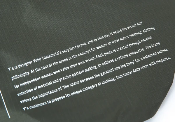 ワイズY's ロールトップポーチ カーキ K-126424_009