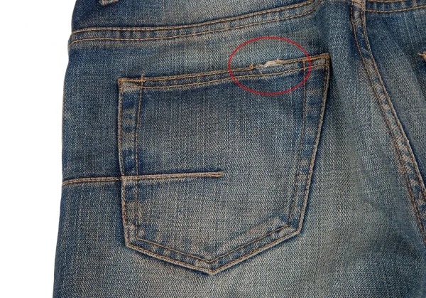 ディオールオムDior homme 赤錆デニムパンツ インディゴ29 (K-126436)