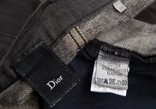ディオールオムDior homme ナイトフォールデニムパンツ 黒29 K-126437_014