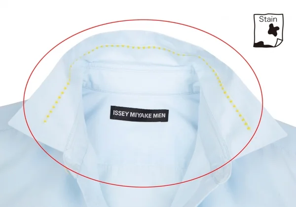 ISSEY MIYAKE MEN Cotton Broad Stitch Design Long Sleeve Shirt K-126465_004