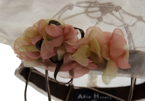 AKIO HIRATA Flower Corsage Tulle Beret K-126474_006