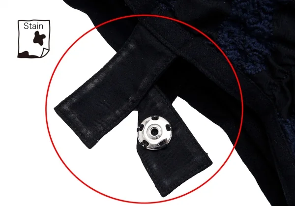 Yohji Yamamoto NOIR Gathered Floral Embroidery Hand Bag K-126508_011