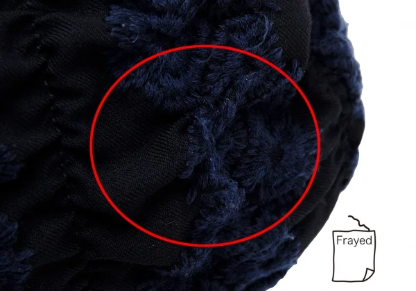 Yohji Yamamoto NOIR Gathered Floral Embroidery Hand Bag K-126508_007