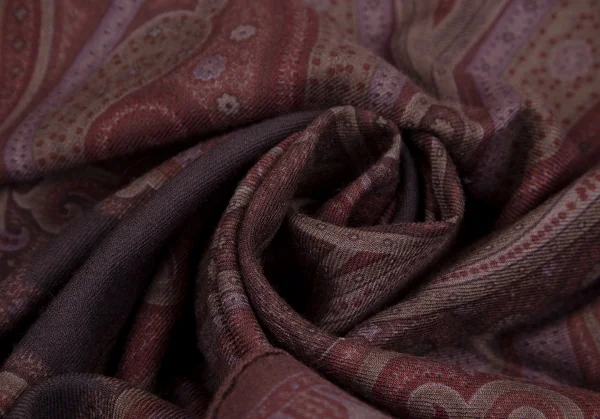 ETRO Wool Silk Paisley Large Size Stole K-126509_004