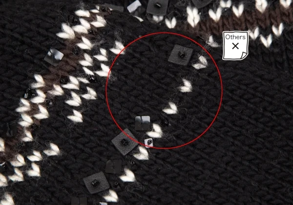 EPOCA Beaded Decorative Knit Sweater K-126523_007