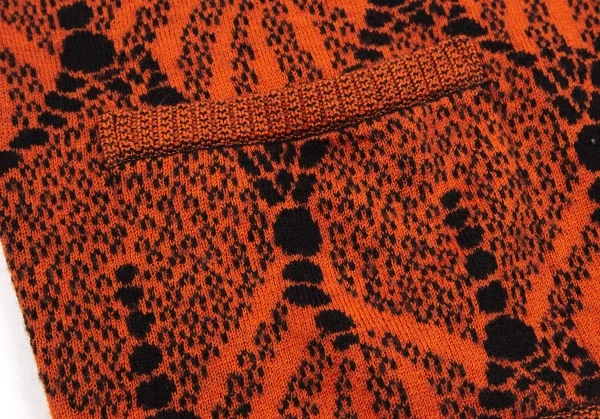 ミッソーニMISSONI ジップアップニットブルゾン オレンジ黒S K-126536_008