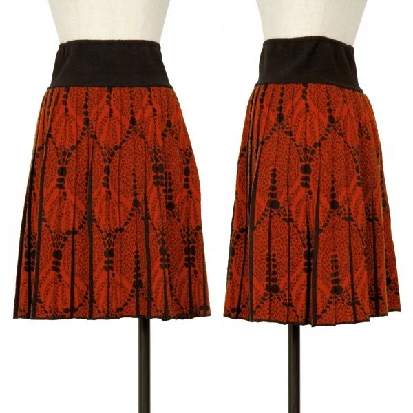 ミッソーニMISSONI ジップアップニットセットアップ オレンジ黒S 40 K-126538_012