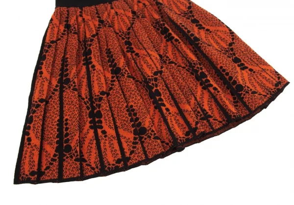 ミッソーニMISSONI ジップアップニットセットアップ オレンジ黒S 40 K-126538_016