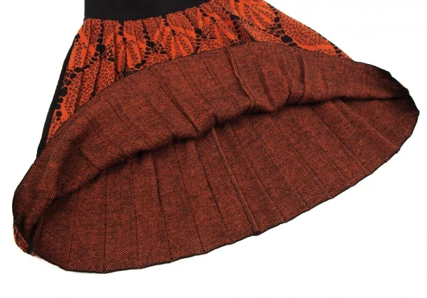 ミッソーニMISSONI ジップアップニットセットアップ オレンジ黒S 40 K-126538_017