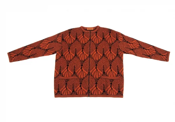 ミッソーニMISSONI ジップアップニットセットアップ オレンジ黒S 40 K-126538_003