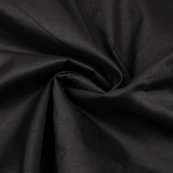 アレキサンダーマックイーンAlexander McQUEEN コットンフライフロントジャケット 黒40 K-126539_013