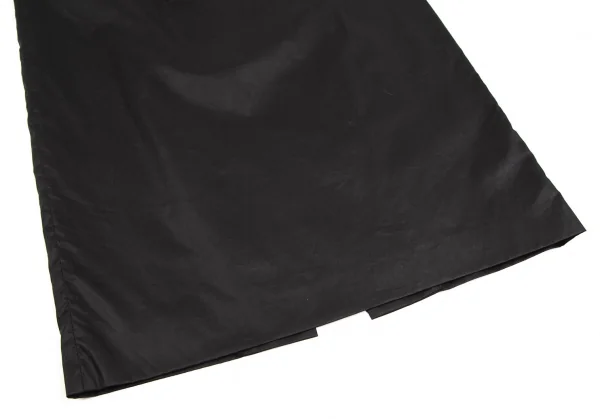 アレキサンダーマックイーンAlexander McQUEEN コットンバックスリットスカート 黒40 K-126540_007