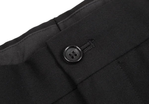 コムデギャルソン オムCOMME des GARCONS HOMME ウールギャバステッチパンツ 黒オレンジL K-126550_007