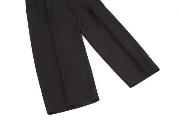 コムデギャルソン オムCOMME des GARCONS HOMME ウールギャバステッチパンツ 黒オレンジL K-126550_009
