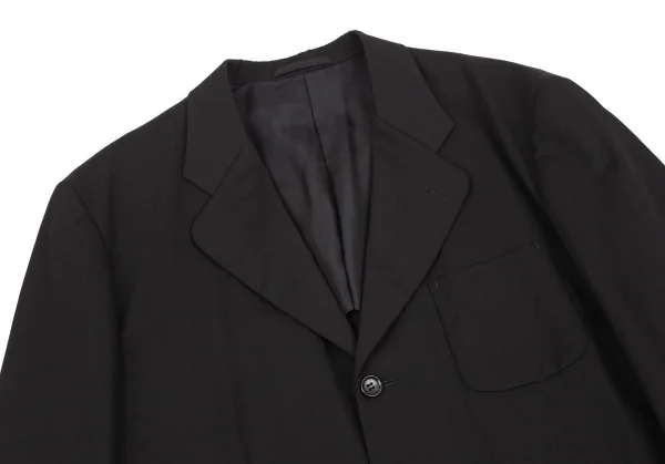 コムデギャルソン オムCOMME des GARCONS HOMME ウールギャバパッチポケットセットアップ 黒オレンジM・L K-126551_003