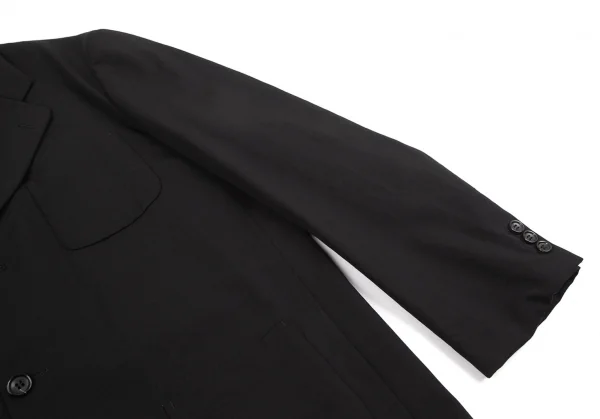 コムデギャルソン オムCOMME des GARCONS HOMME ウールギャバパッチポケットセットアップ 黒オレンジM・L K-126551_005