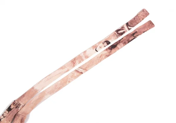 ジャンポールゴルチエ ファムJean Paul GAULTIER FEMME バレリーナプリントホルターネックキャミソール ピンク白40 K-126591_005