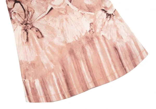 ジャンポールゴルチエ ファムJean Paul GAULTIER FEMME バレリーナプリントホルターネックキャミソール ピンク白40 K-126591_007