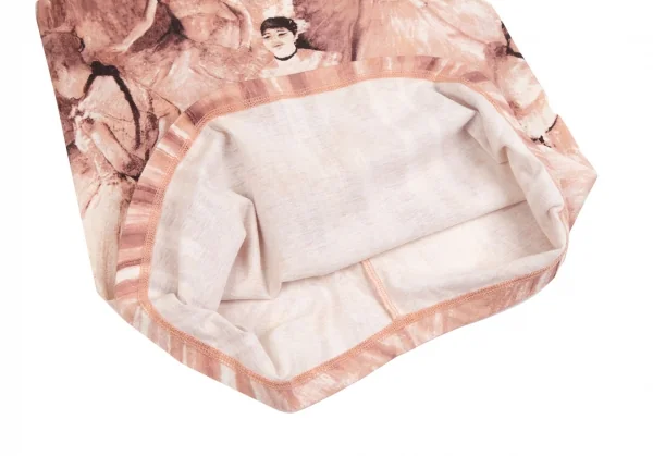 ジャンポールゴルチエ ファムJean Paul GAULTIER FEMME バレリーナプリントホルターネックキャミソール ピンク白40 K-126591_008