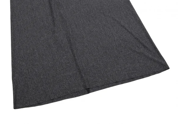 イッセイミヤケISSEY MIYAKE レーヨンポリストレッチチューブトップ チャコールL K-126613_004