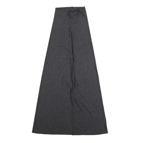 イッセイミヤケISSEY MIYAKE レーヨンポリストレッチチューブトップ チャコールL K-126613_006