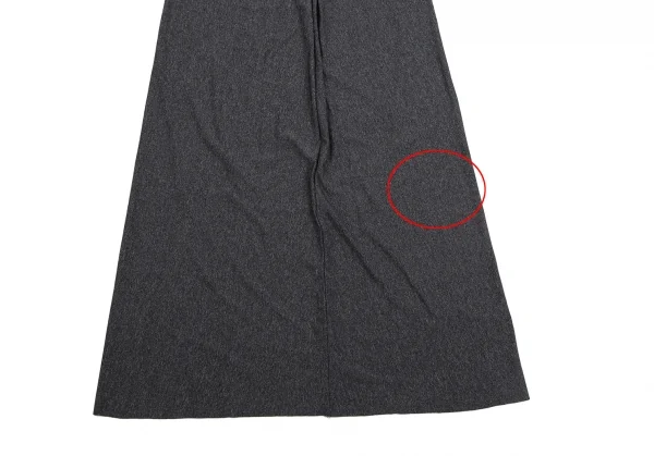 イッセイミヤケISSEY MIYAKE レーヨンポリストレッチチューブトップ チャコールL K-126613_009
