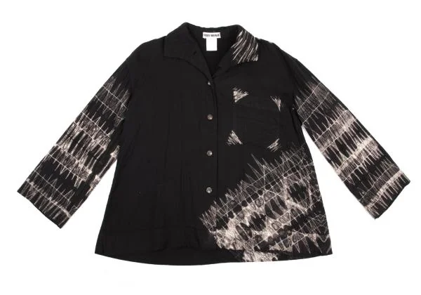 ISSEY MIYAKE Sashiko Discharge Printing Shirt K-126621_002