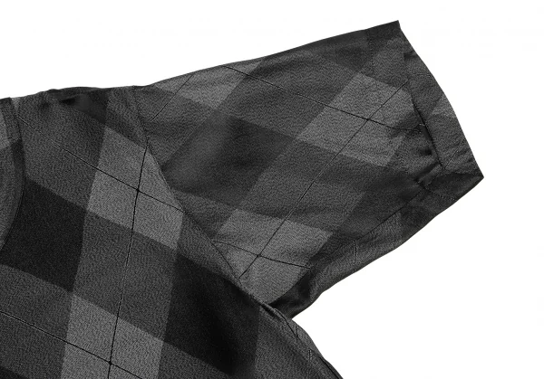 ISSEY MIYAKE Bias Check Printed T Shirt & Skirt  K-126626_004