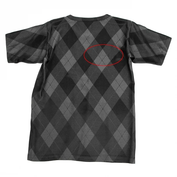 ISSEY MIYAKE Bias Check Printed T Shirt & Skirt  K-126626_006