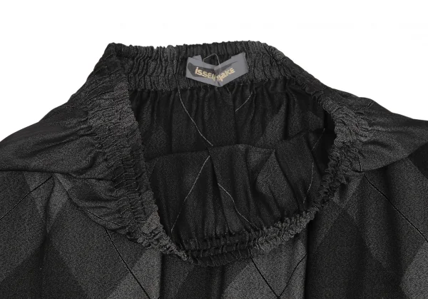 ISSEY MIYAKE Bias Check Printed T Shirt & Skirt  K-126626_012