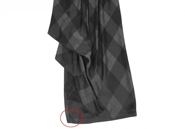 ISSEY MIYAKE Bias Check Printed T Shirt & Skirt  K-126626_013